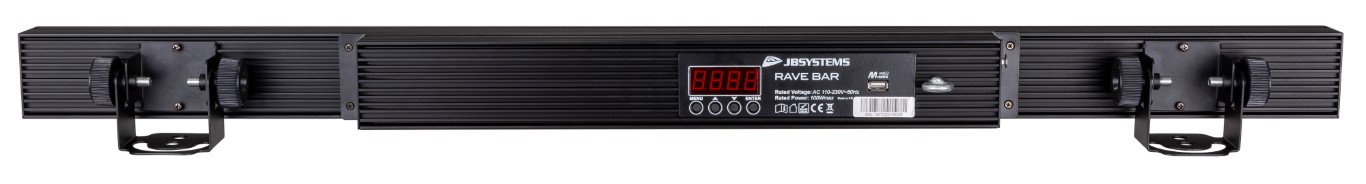 3in1 lichtbar met 14 warm witte LED's, 120 RGB LED's en 180 koud witte LED's - RAVE BAR