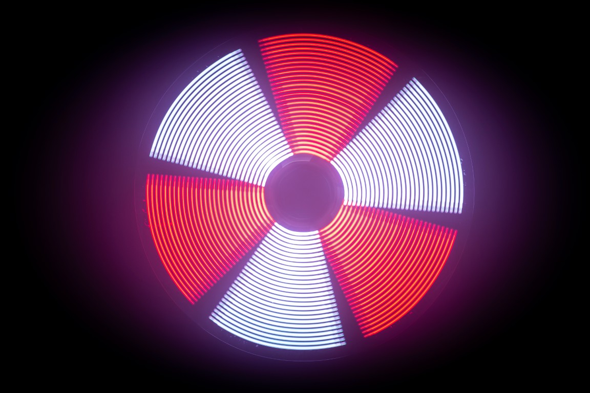 Ventilator met LED-EFFECT en hoog vermogen - LED FAN RGB