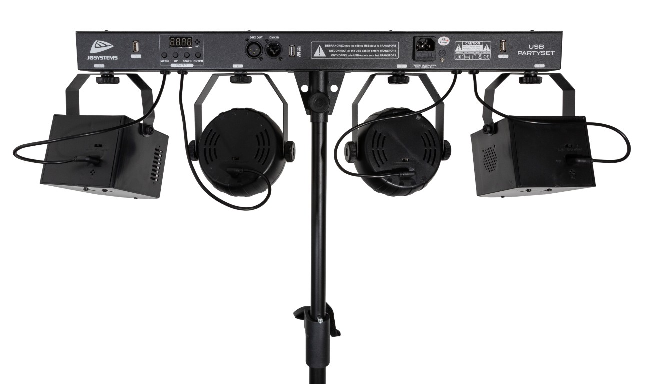 De USB PARTYSET is onze meest veelzijdige lichtset voor al uw thuisfeesten - USB PARTYSET