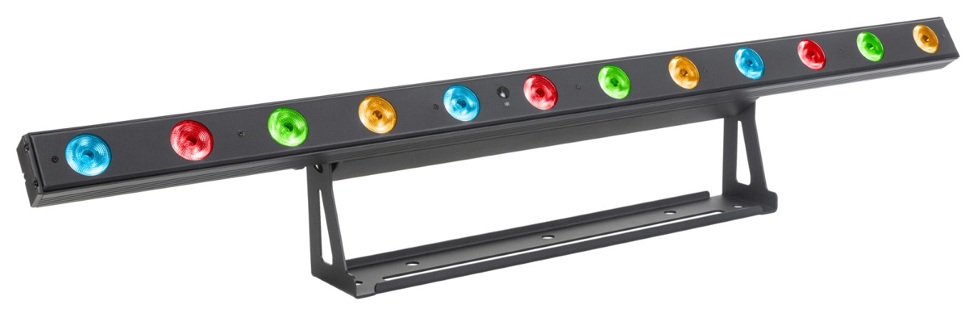 Full color lichtbalk met 12x 3W RGB LED's en individuele pixelcontrole - PIXBAR 12TC