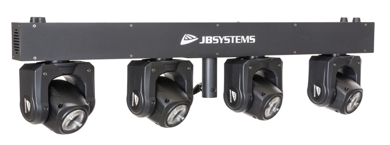 Lichtbar met 4x 40W RGBW LED Moving Heads - QUADRA MOVE