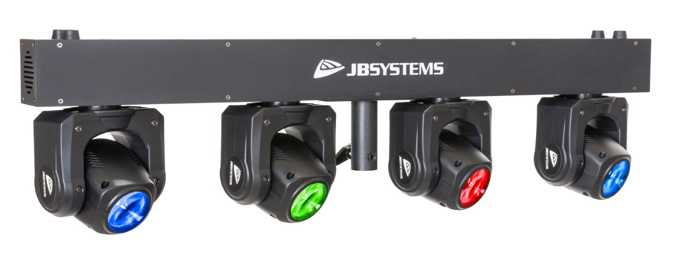 Lichtbar met 4x 40W RGBW LED Moving Heads - QUADRA MOVE
