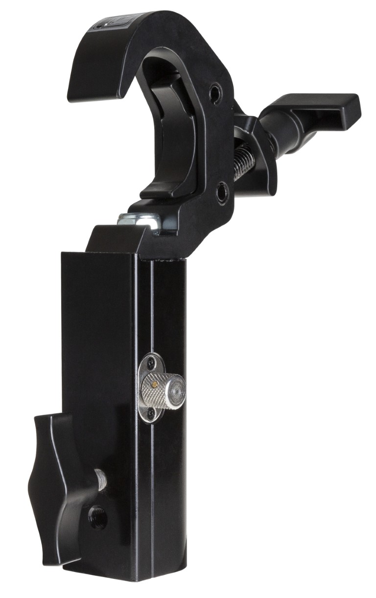 Deze speciale adapter maakt het mogelijk om eenvoudig een standaard klem aan te sluiten op apparatuur met 28mm TV-SPIGOT. - TV-SPIGOT RECEIVER
