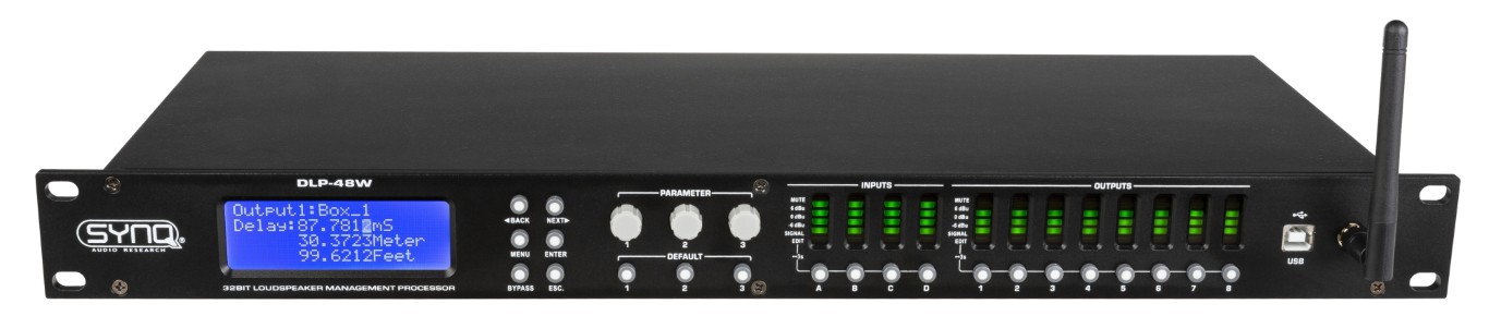 Professionele digitale processor voor luidsprekerbeheer. - DLP-48W