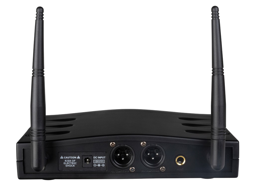 Dubbele draadloze microfoonontvanger te combineren met HF-MIC en/of HF-BPACK - HF-TWIN RECEIVER