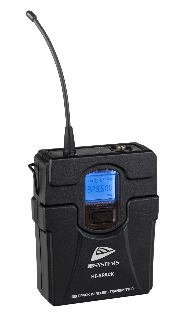 Belt-pack en lavalier-microfoon voor gebruik met de HF-TWIN RECEIVER - HF-BPACK