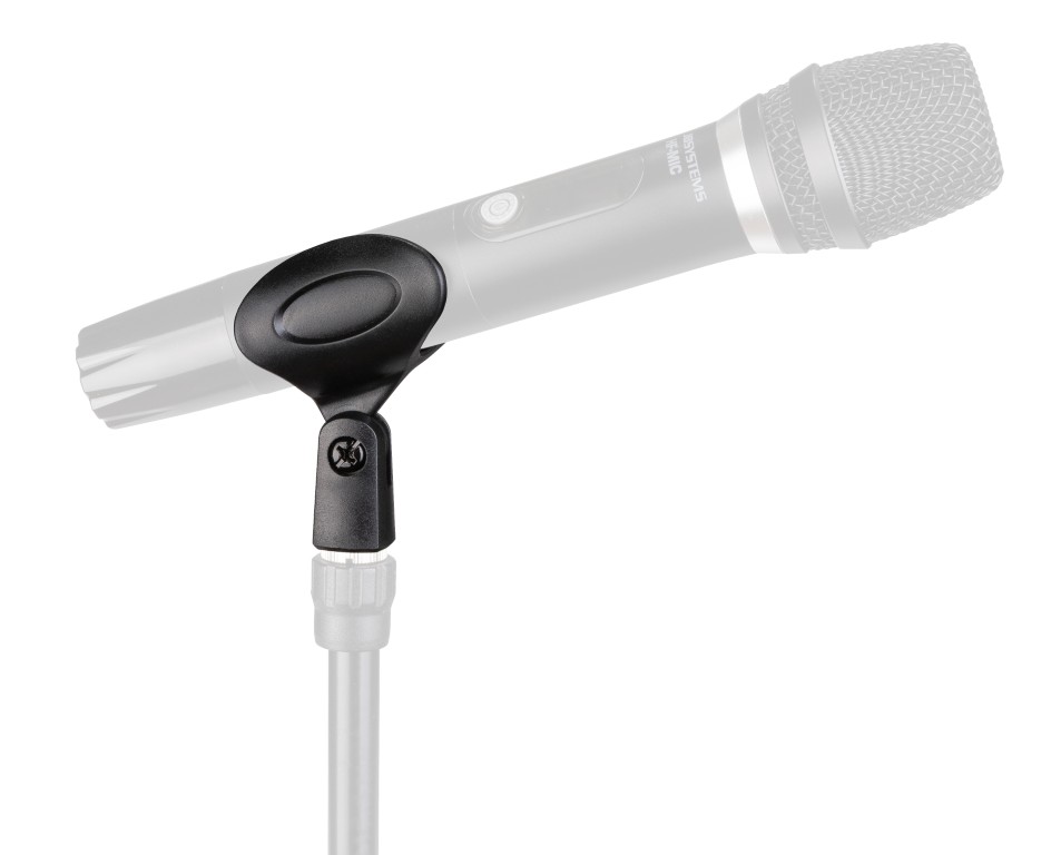 Onbreekbare microfoonhouder voor draadloze handmicrofoons - HF-CLAMP