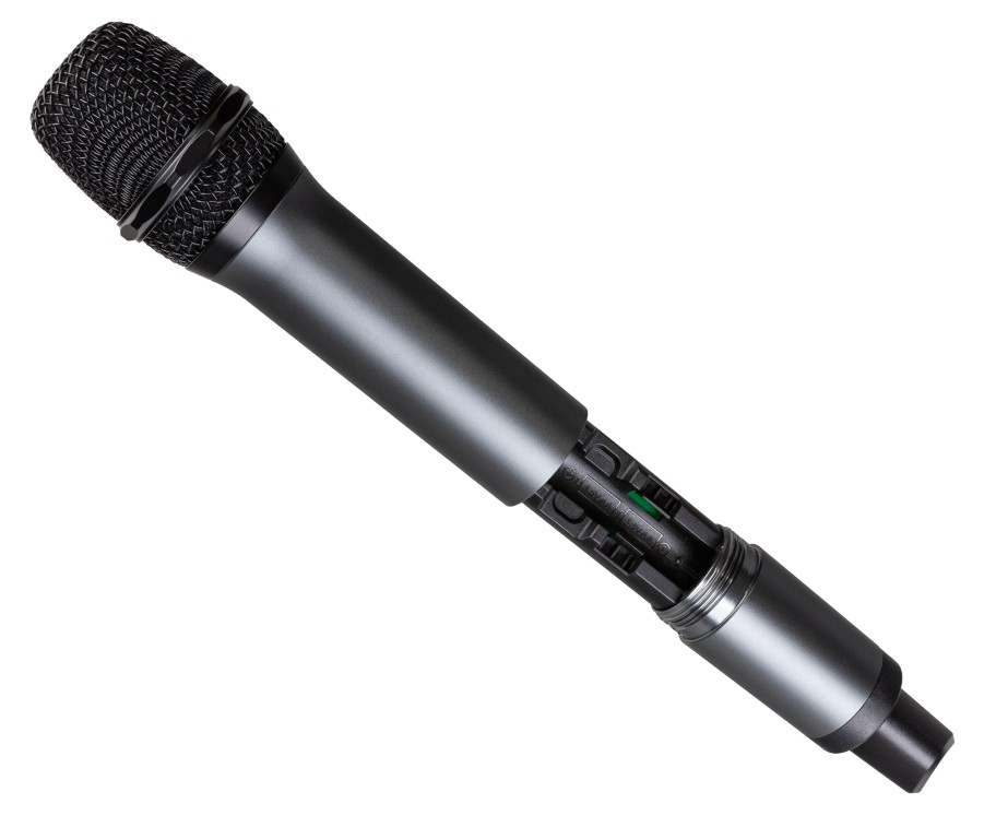 Draadloze handmicrofoon voor gebruik met de HF-PRO QUAD RECEIVER en HF-PRO TWIN DIVERSITY - HF-PRO MIC