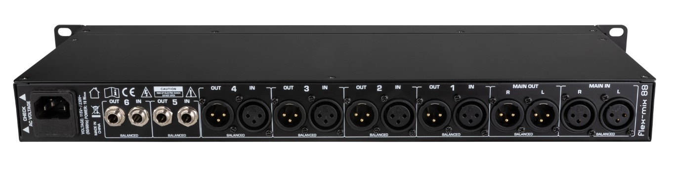 Ultra multifunctionele audio splitter / mixer - FLEX-MIX 88