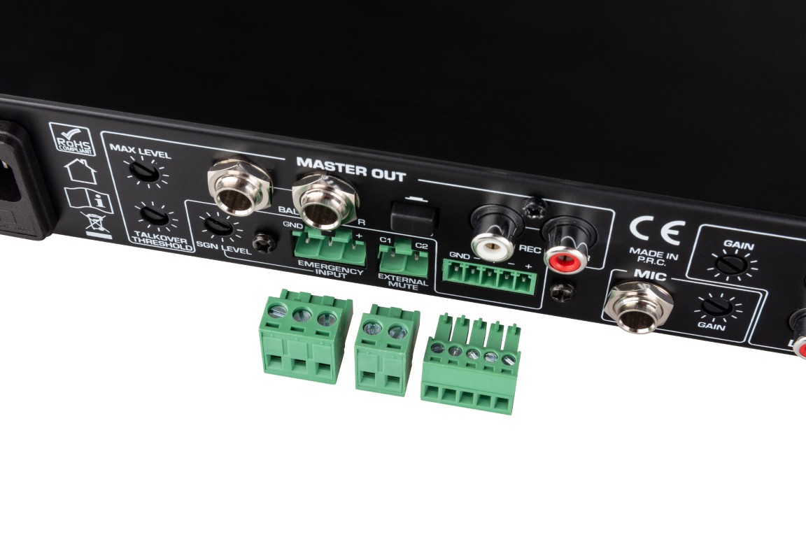 7 kanaals voorversterker / mixer: Eenvoudige en gebruiksvriendelijke audiomixer met tot 6 microfoon- of stereolijningangen! - MIX 7.1