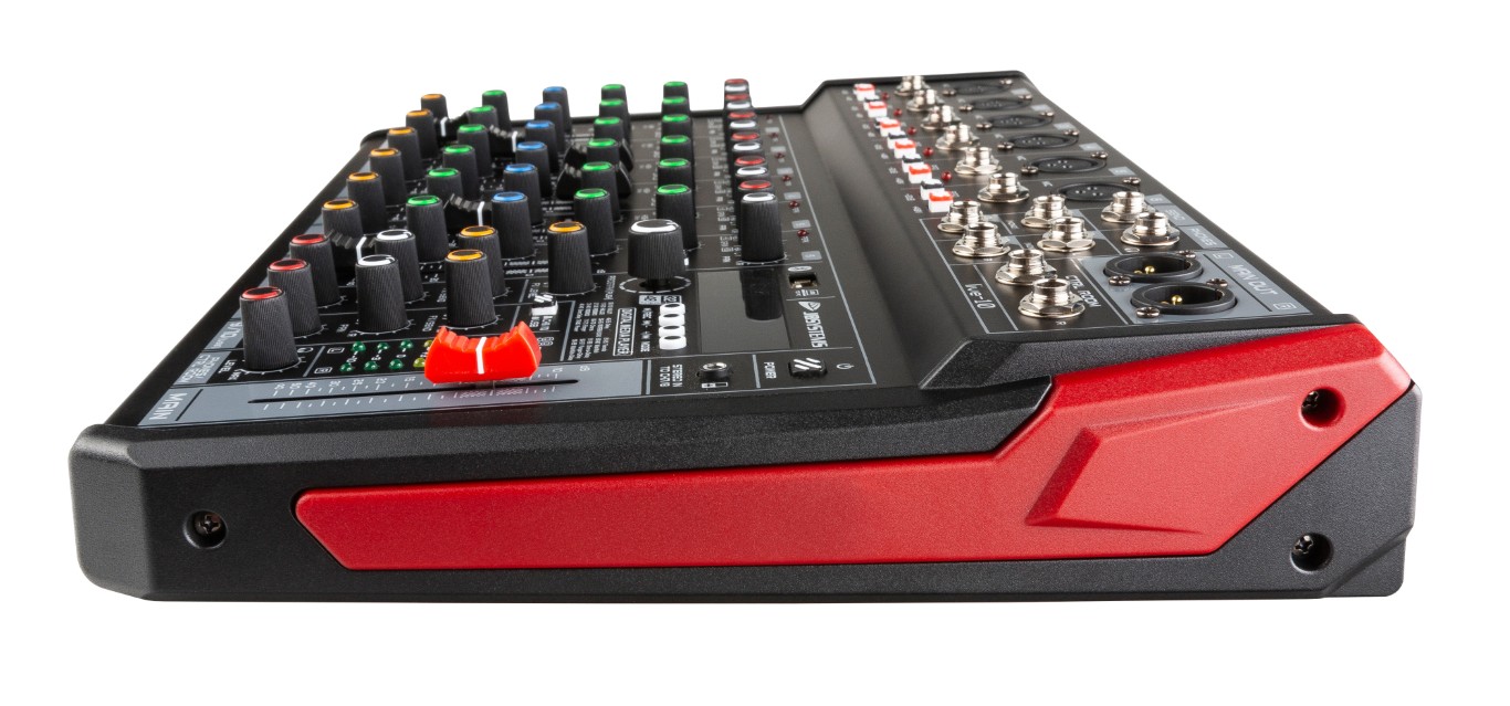 Veelzijdige PA-mixer in een handig compact formaat, 10 ingangen / 8 kanalen - LIVE-10