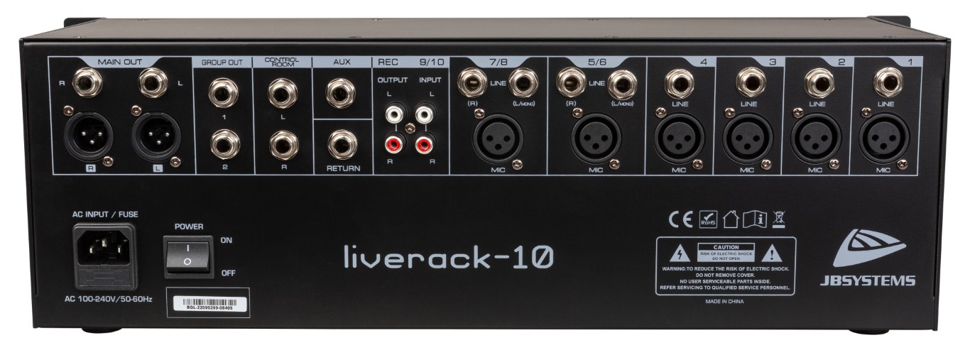 Multifunctionele PA-mixer in een handig 19