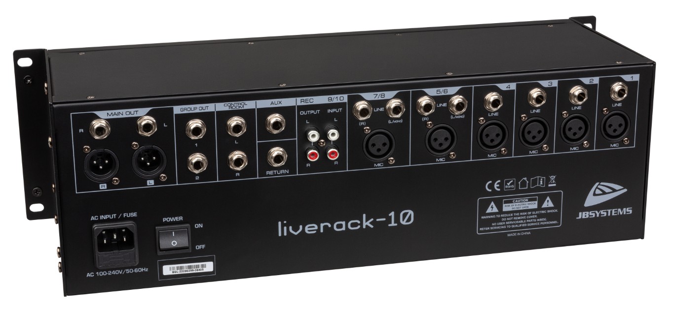 Multifunctionele PA-mixer in een handig 19
