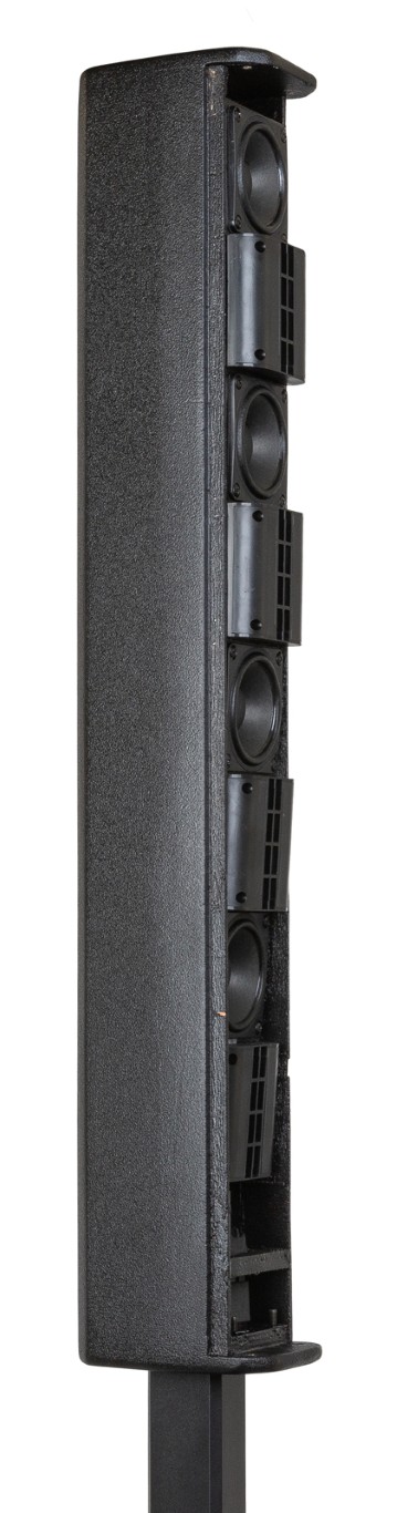 Krachtige multiplex HQ actieve luidsprekerset (450Wrms - 12'' subwoofer + 8x 3,5'' kolom) met 120° horizontale spreiding - BLAST ARRAY12A
