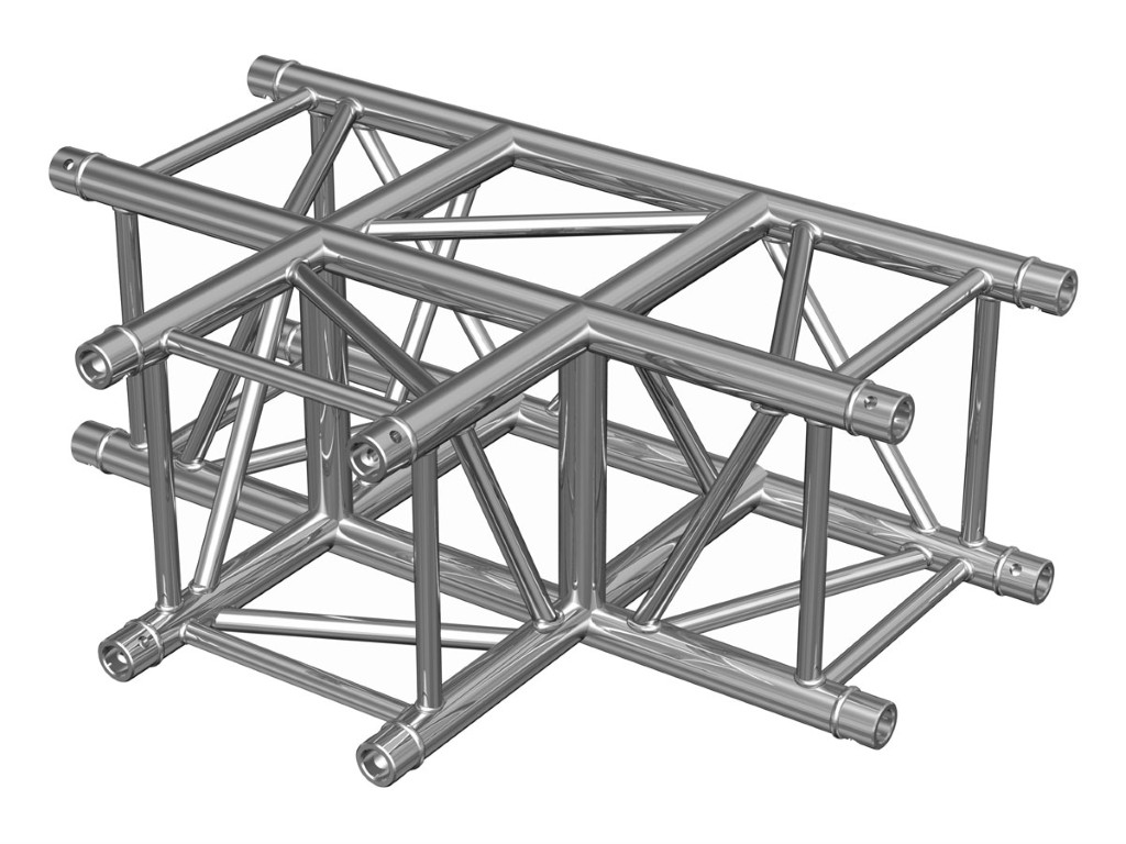 TRUSS Quatro 290 hoekverbinding - 3 richtingen - 90° - Montagekit inbegrepen - AGQUA-05