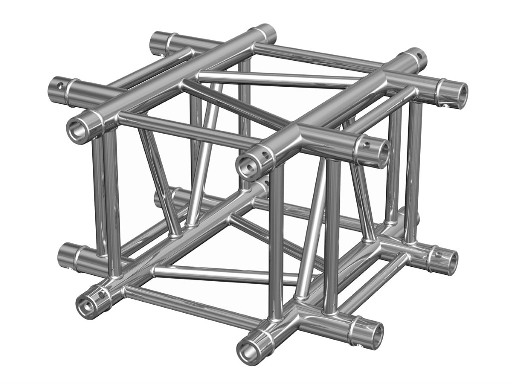 TRUSS Quatro 290 hoekverbinding - 4 richtingen - 90° - Montagekits inbegrepen - AGQUA-06
