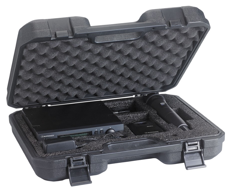 UHF True Diversity ontvanger met automatische scanfunctie en transportkoffer - 800MHz - UHF410-Base-F8