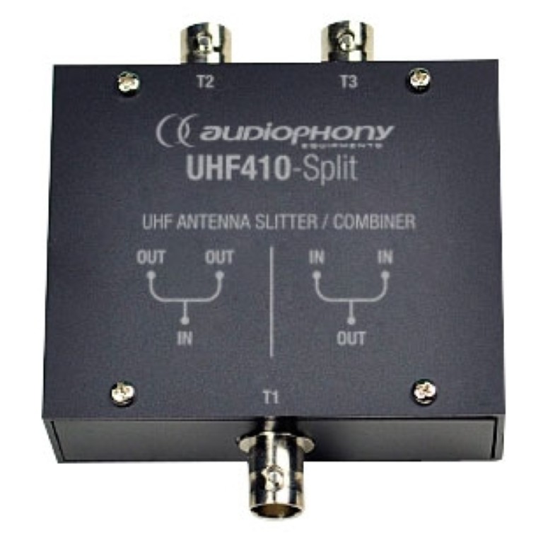 2-in-1 IN/UIT lijnsplitser met BNC-connector - UHF410-Split