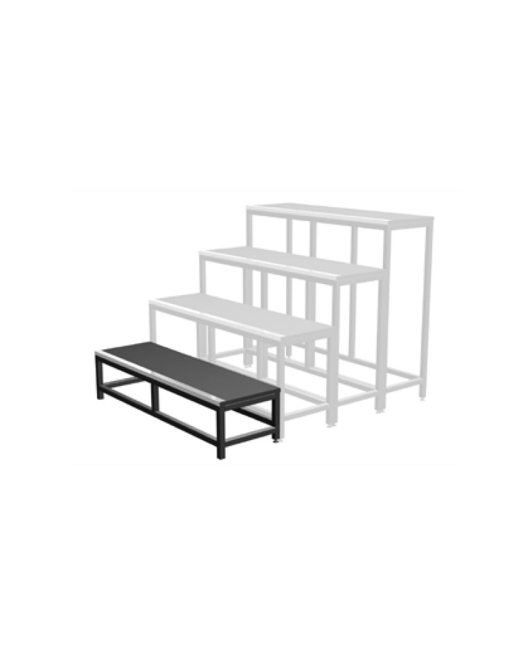 Modulaire trap: één trede, hoogte 20cm - PLT-stm20