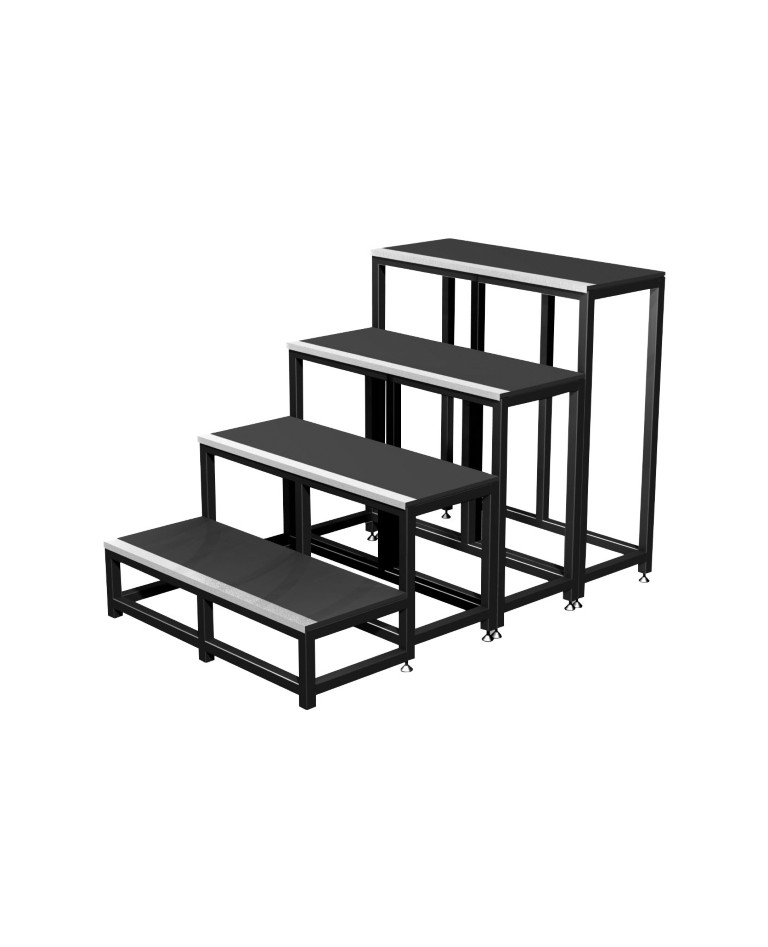 Modulaire trap: één trede, hoogte 20cm - PLT-stm20