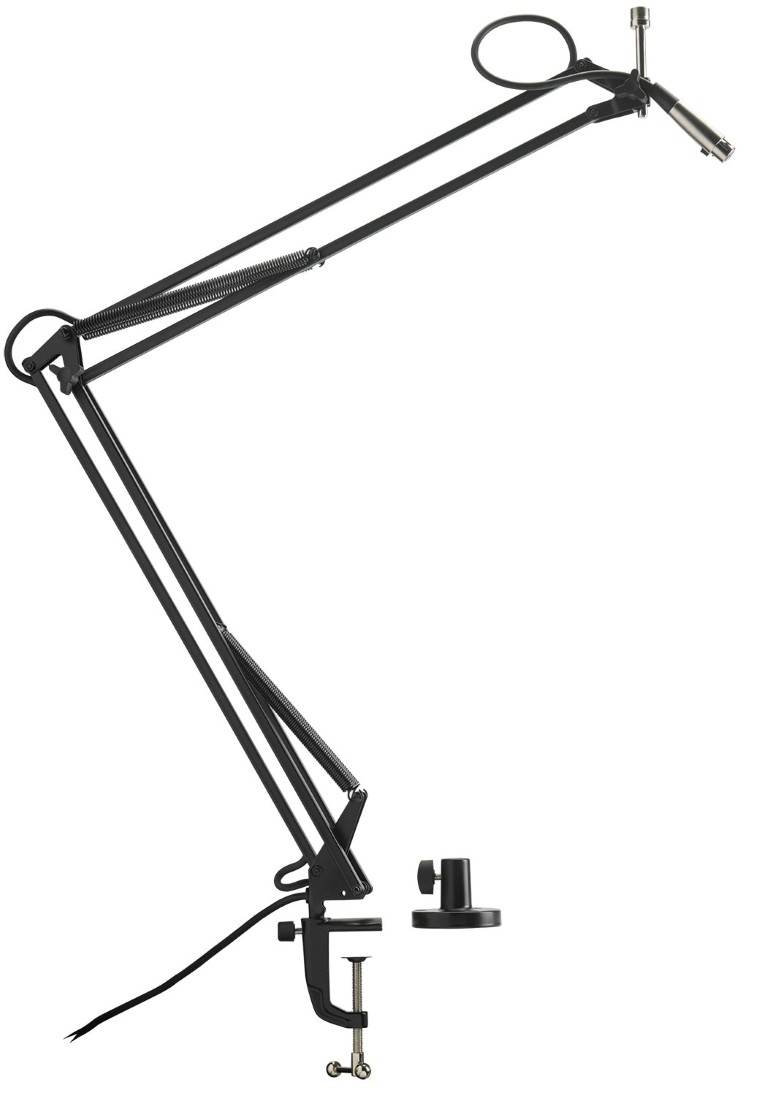 Flexibele arm voor microfoon met XLR-kabel en tafelbevestigingssysteem - TMIC100