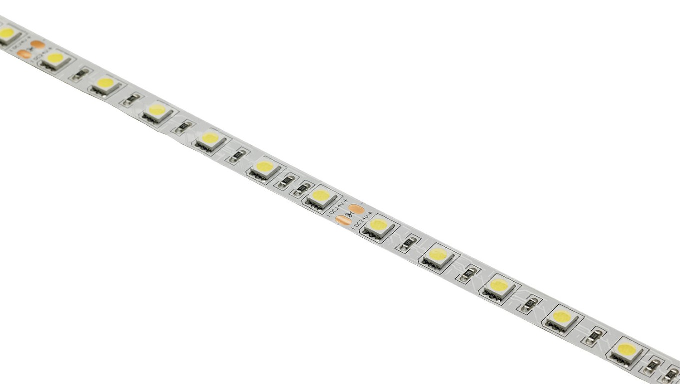 6000K Ledstrip - 5m - IP20 - 60 LEDs/m - 3M plakband - PURETAPE6020-COLD