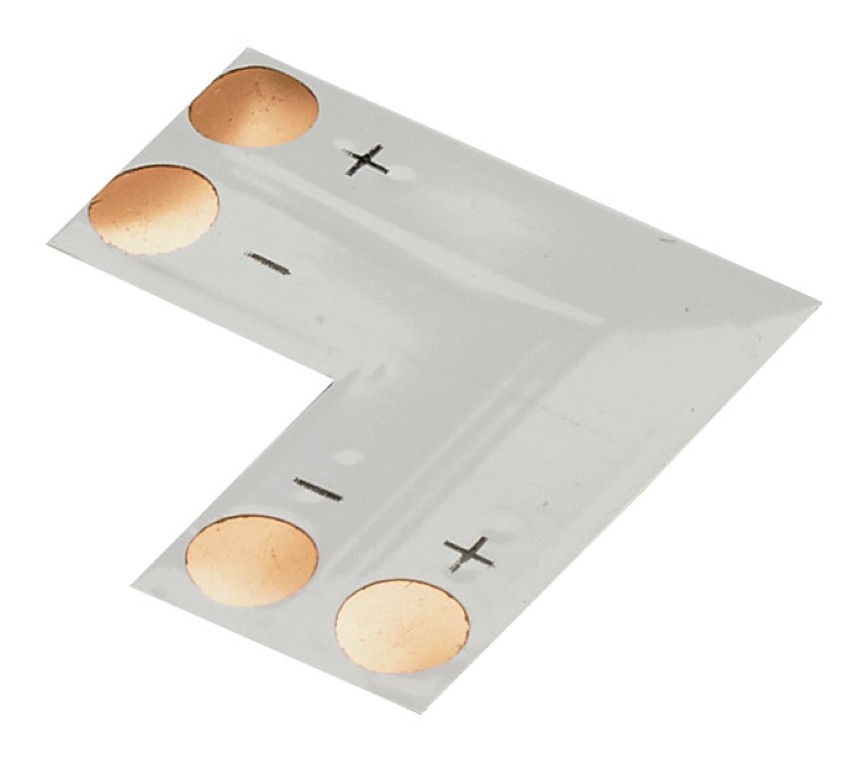 L-connector voor monochrome Ledstrip 10mm - LCO-2