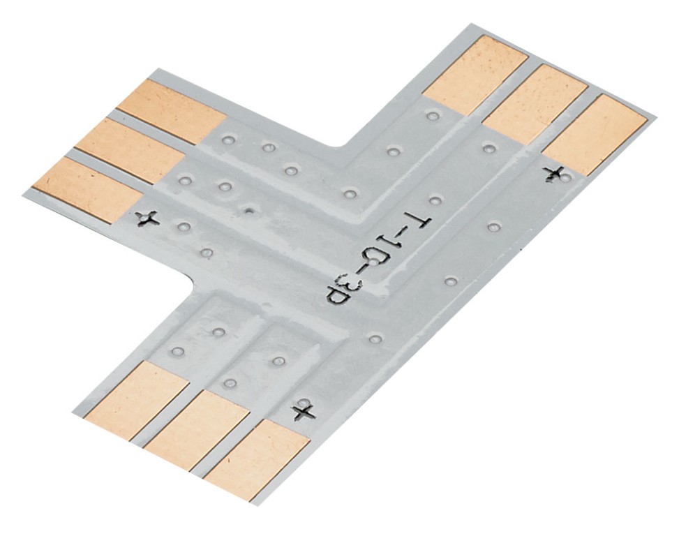 T-connector voor tweekleurige ledstrip - 10mm - TCO-3