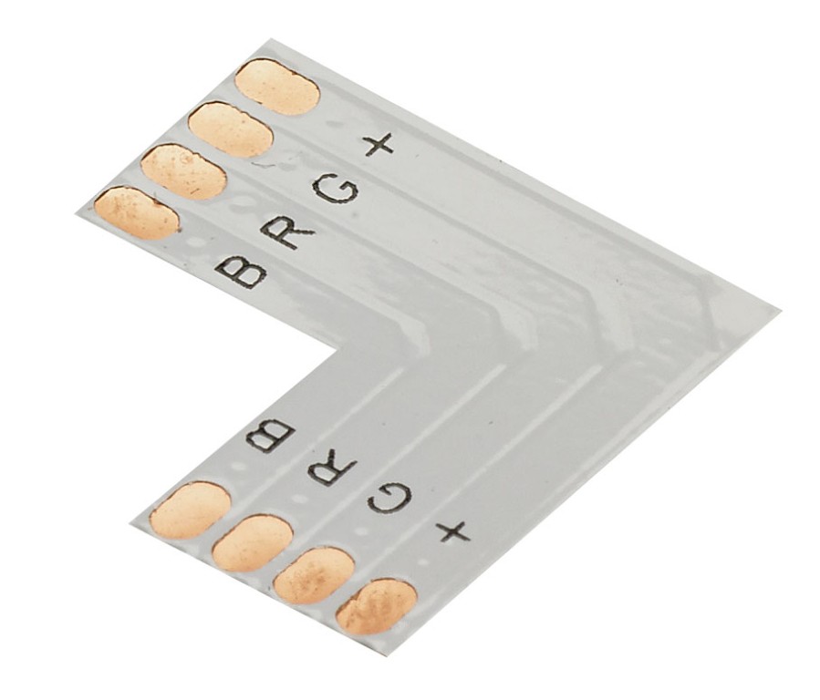 L-connector voor RGB Ledstrip - 10mm - LCO-4