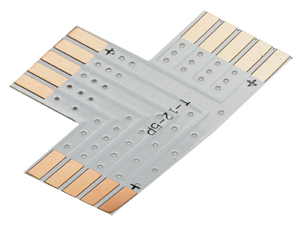 T-connector voor RGBW Ledstrip - 12mm - TCO-5