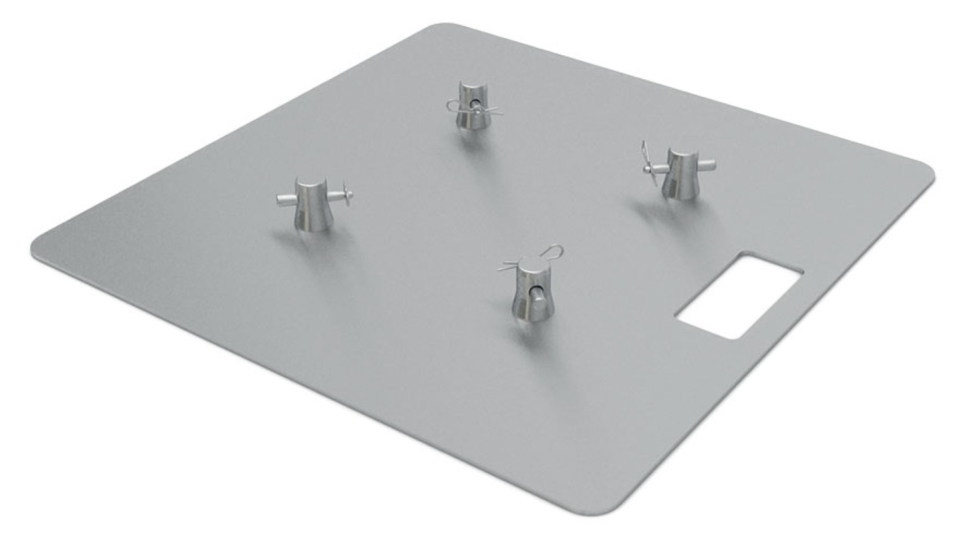 Bodemplaat 60x60 voor DECO22T en DECO22Q met connectoren - DECO22-EMB-B3