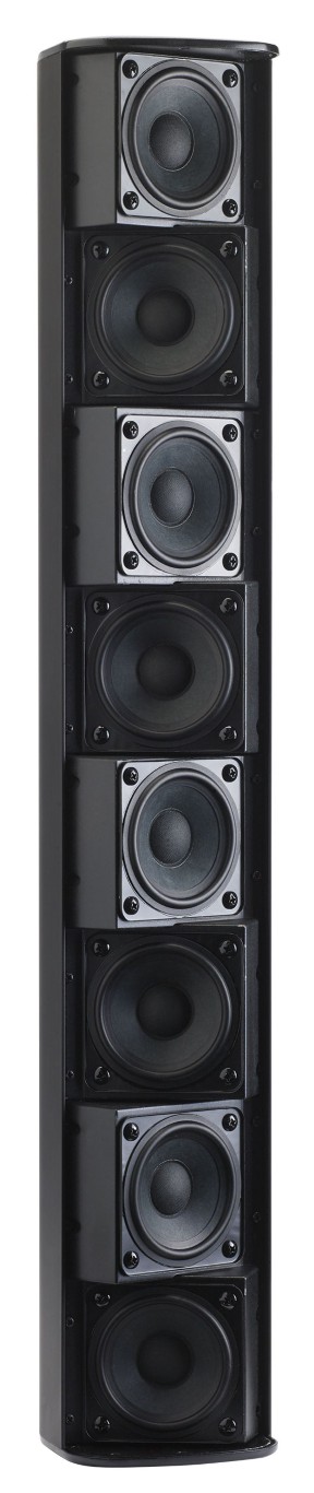 160W / 16 Ohms kolom voor installatie met 8x3