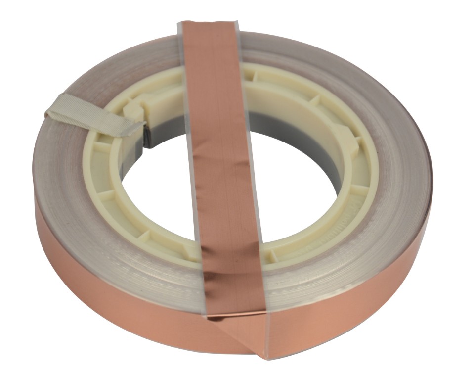 Copper tape 50m long - 18mm wide and 0.1mm thick - BM-Cu50