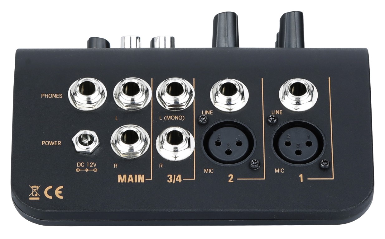 Mengpaneel 3 kanalen, 2 micro en 1 stereo - Mi3