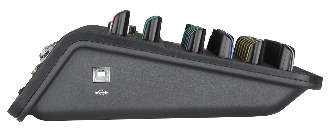 Mengpaneel 4 kanalen, 2 micro, 2 stereo, 1 aux en USB poort - Mi4U