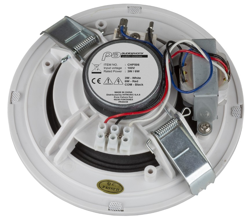 Plafondluidspreker 5″ 6W / 100V - CHP506
