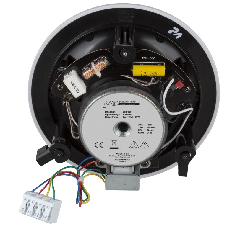 Verzonken plafondluidspreker 5″ 100V 5/10/20W - CHP520