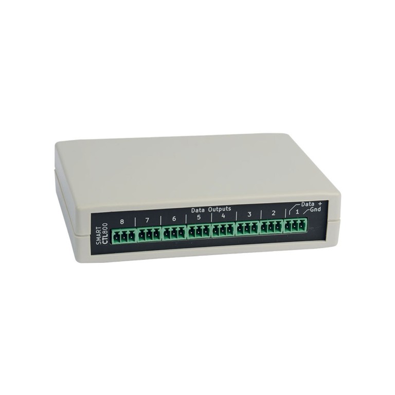 800 LED pixel ribbon controller - 8 SPI outputs - SMART-CTL800