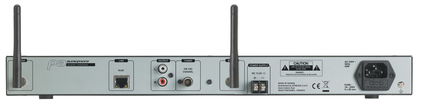 Internetradio, DAB, FM, mediaspeler, AUX, Bluetooth, APP en afstandsbediening - WEBRADIO130App