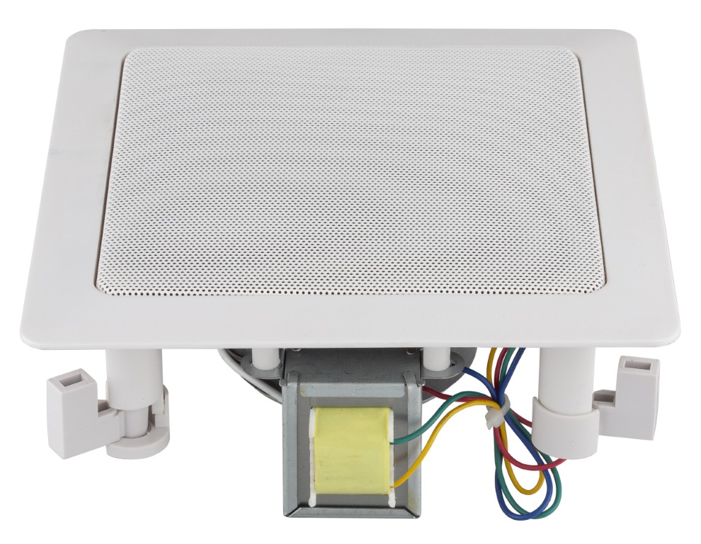 Vierkante verzonken plafondluidspreker 100V 7.5/15/30W RMS - CHP630SQ