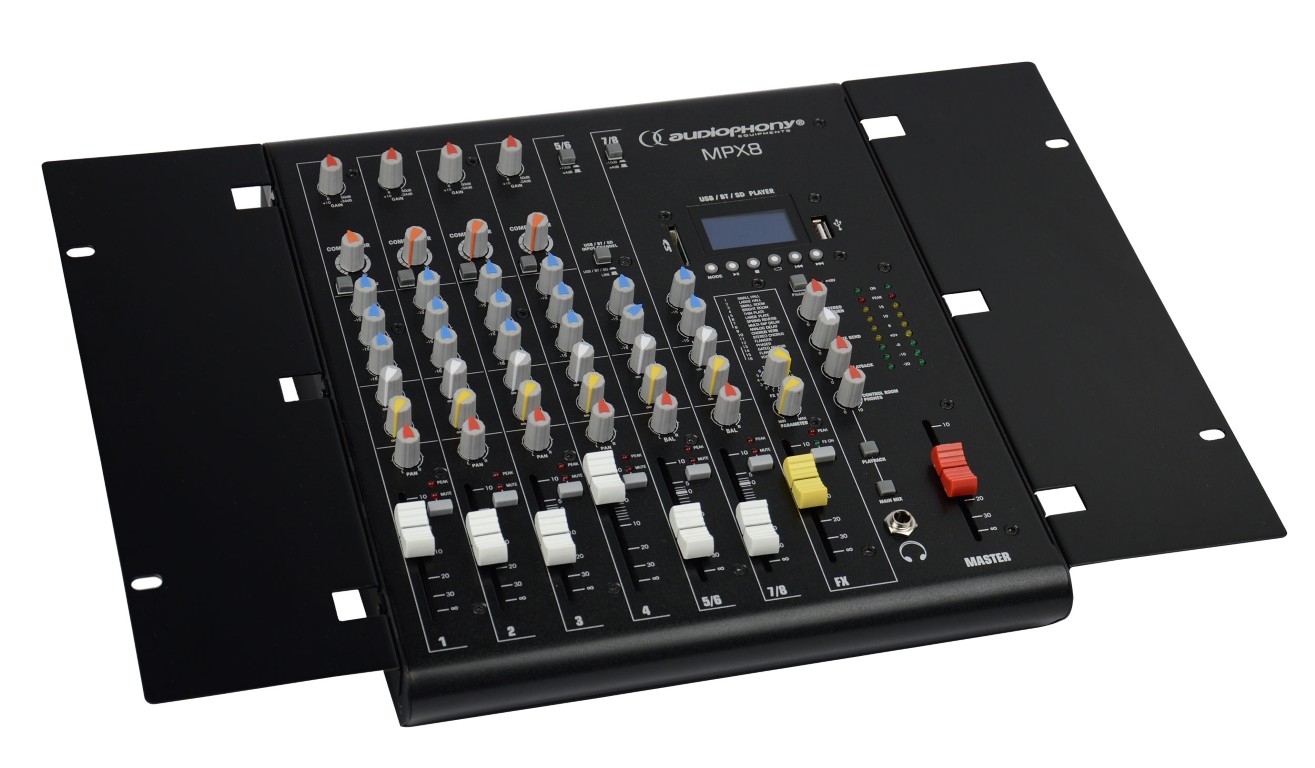 Brackets voor MPX8 mixer (per paar) - MPX8-RACK