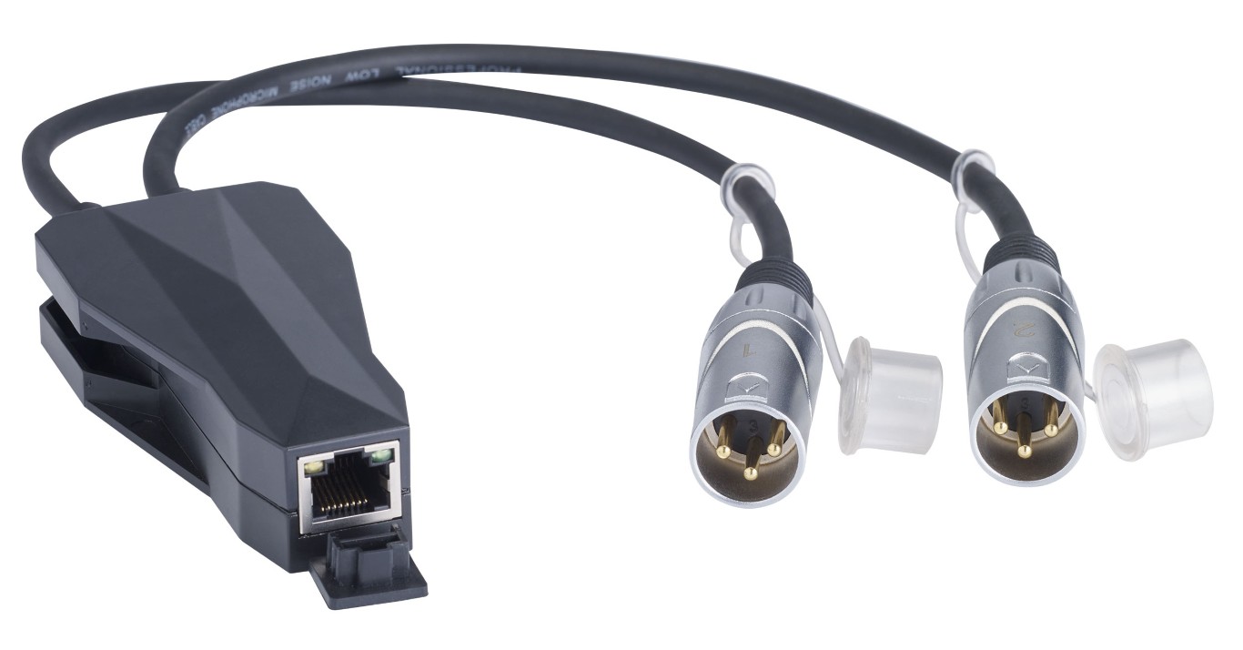 Dante converter RJ45 - XLR3 analoge uitgang - ConvD2out