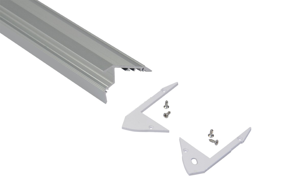 Aluminium profiel trapneus - lengte 2m - TAPEprofil-F