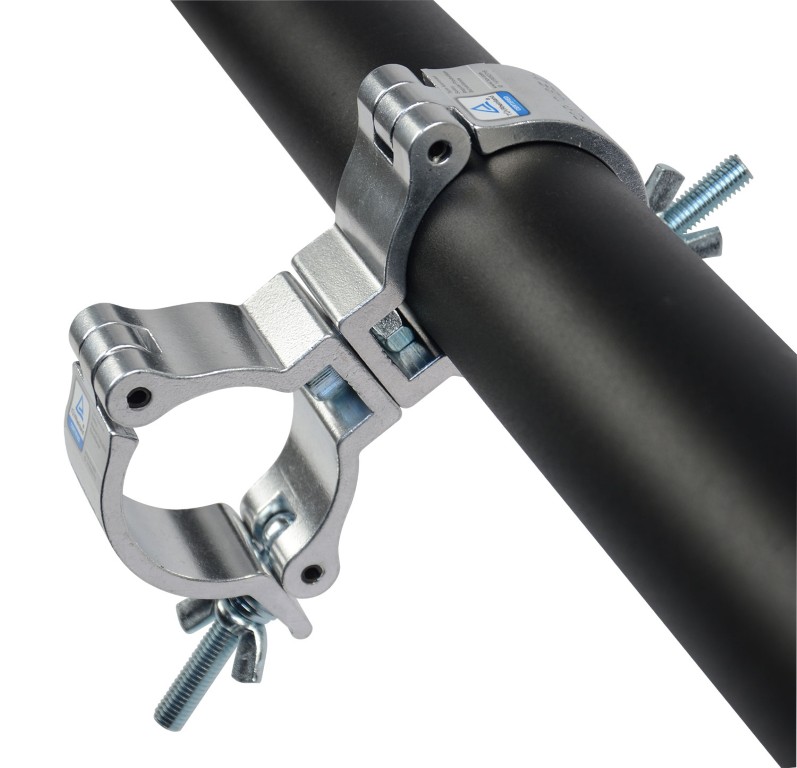 Dubbele montageklem voor 46~51mm buizen Max. 75kg - Zilver - SWIVEL CLAMP 102 S