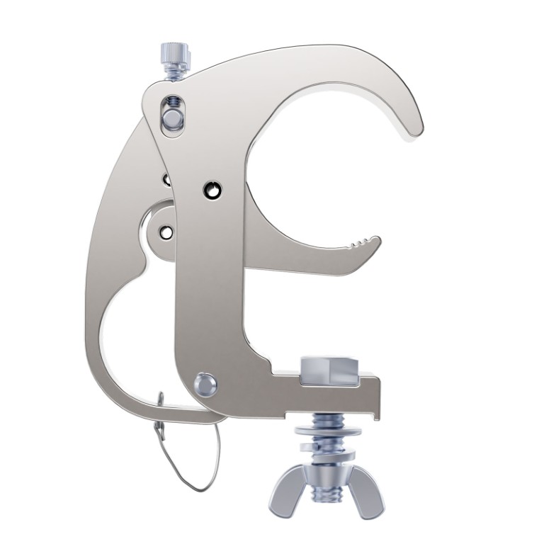 Montageklem voor buizen tussen 48 en 51mm - Max. 150kg - Zilver - ULTRA CLAMP silver