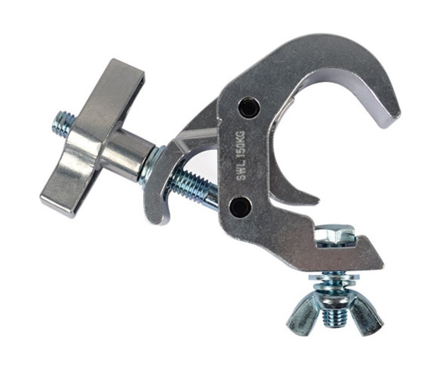 Montageklem voor buizen tussen 38 en 51mm Max.150kg - Zilver - FAST CLAMP silver V2