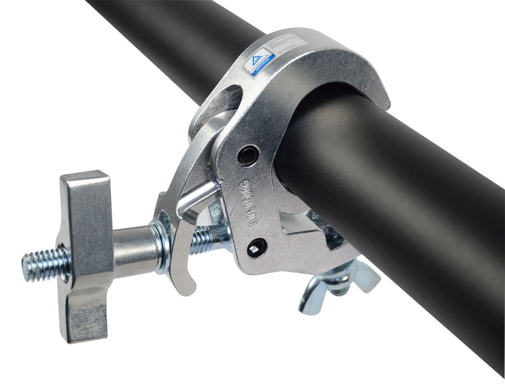 Montageklem voor buizen tussen 38 en 51mm Max.150kg - Zilver - FAST CLAMP silver V2