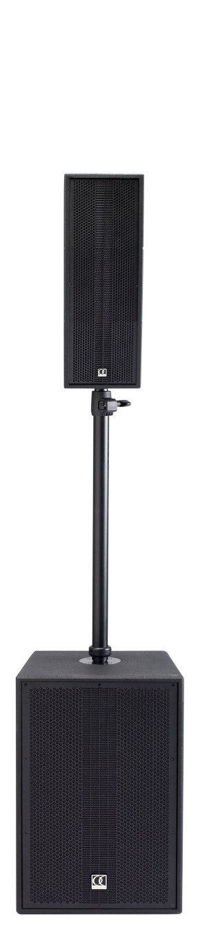 Krachtig (1600W) compact actief curve-array-systeem met mixer, Bluetooth® en DSP - MOJO2200curve