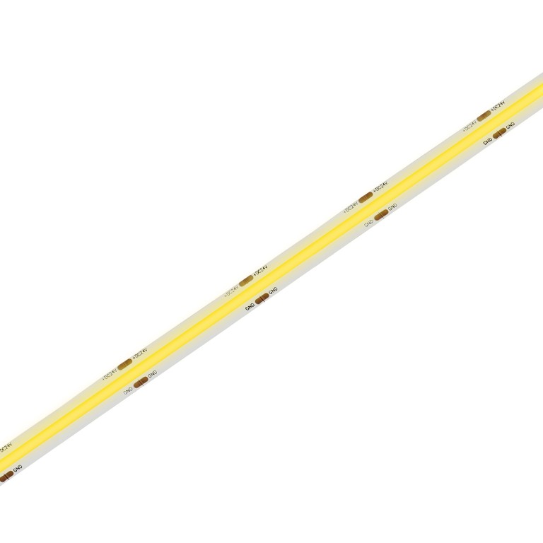 COB Ledstrip Warm wit 3000K - 5m rol – IP20 – 528 LEDs/meter - PURETAPECOB528-WARM
