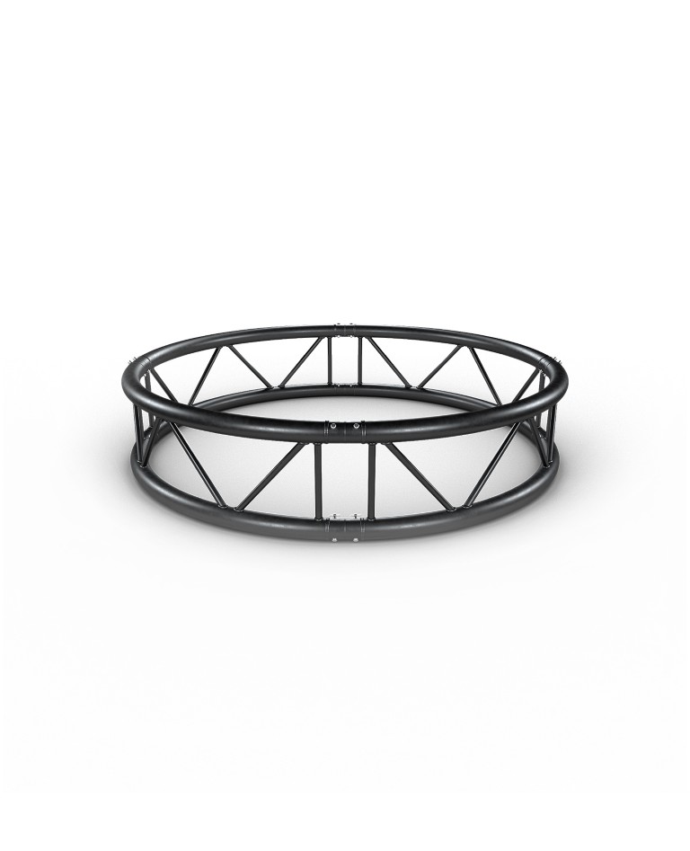 TRUSS DUO290 Verticale cirkel - zwart - diameter: 3m - 4 delen - CDUOV29-300 blk